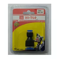 HI-TOP APG12-10 2-way reducing coupling, 12 - 10 mm, black.