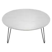 TABLEROUND 80CM. MARBLE WH MARBLEPAPER