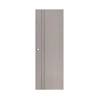 ประตูห้องน้ำ UPVC เจาะลูกบิด ECO-DOOR PE2 70x200 ซม. สีเทาอ่อน