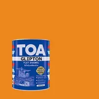 TOA G204 TOA แฟลท อีนาเมล สีน้ำมันเคลือบด้าน Fresh Orange