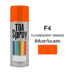 สีสเปรย์สะท้อนแสง TOA F4 สีส้ม 400 ซีซี-1