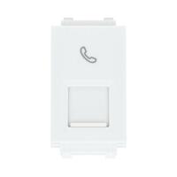 เต้ารับโทรศัพท์ RJ11 LEAF WH PHI