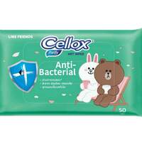 ผ้าเช็ดทำความสะอาด CELLOX ANTI BACTERIA 50 แผ่น
