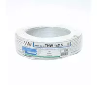 สายไฟ IEC01 THW 1x2.5 ตร.มม. สีขาว 100 เมตร NNN