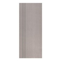 ประตูภายใน UPVC PE2 สีเทาอ่อน ECO DOOR 80x200CM