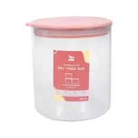 ขวดโหลกลมPS1.3LฝาดึงPASTEL KECH 8132 PK