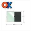 OK Window with Net 150*110 cm Black