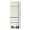 Door HDF UNIX Super PN05P-EB 70x200x3.5 Groove Primer