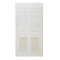 UPVC Door Unix Exterior White UP-6 Vent 1/2