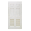 UPVC Door Unix Exterior White UP-6 Vent 1/2 70x200x3.5 cm Drill 8852402129849