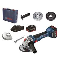 เครื่องเจียรไร้สาย (พร้อมแบตเตอรี่) BOSCH GWS18V-10 4 นิ้ว 18 โวลต์