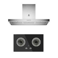 เตาฝัง+เครื่องดูดควัน ELECTROLUX EHG723BA+ECT9623X