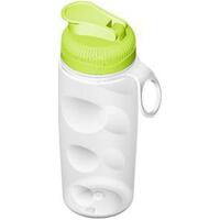 ขวดน้ำ PET 0.5L ทรงกลม ฝากดเขียว
