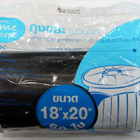 ถุงขยะม้วน ก้นจีบ ACCO 18x20 นิ้ว 60 ใบ สีดำ