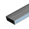 ZUBB Galvanized Rectangular Tube 2x1 inches 50x25 mm 1 mm 6.6 kg/m