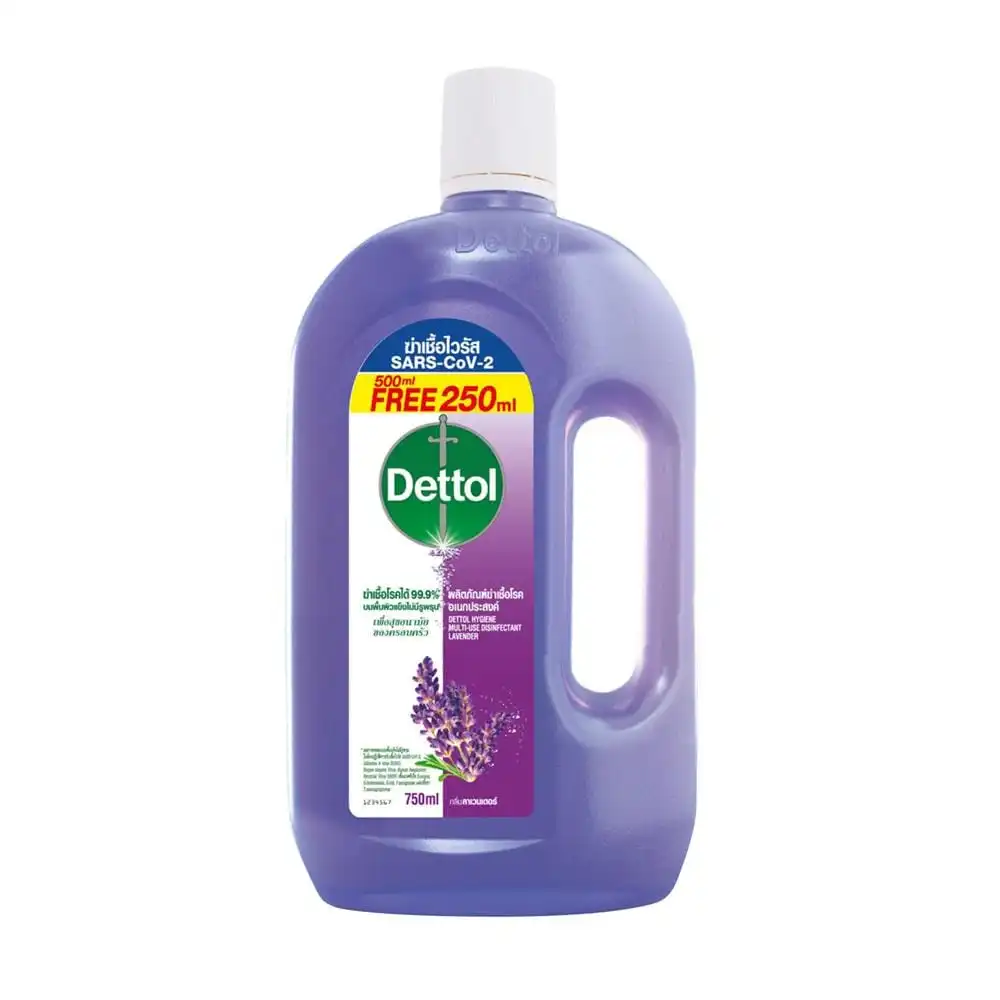 น้ำยาทำความสะอาดฆ่าเชื้อ DETTOL 500+250 มล. กลิ่นลาเวนเดอร์-1