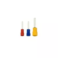 Matchstick plug, round cover, model PIN 2.5 AF (pack of 10 pieces), blue