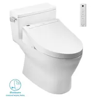 สุขภัณฑ์ชิ้นเดียว TOTO CW188UW3R 3.8 ลิตร พร้อมฝารองนั่งอัตโนมัติ