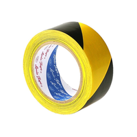 เทปตีพื้น PVC สีเหลือง-ดำ