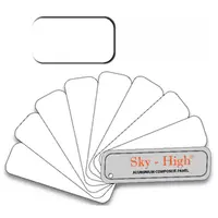 แผ่นอลูมิเนียม คอมโพสิต 3 มม. SkyHigh SH-8132 สีขาว 2016