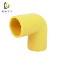 ข้องอ90 ร้อยสาย3/8" สีเหลือง Pack20 ELEK