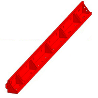 Double Face Type Road Formwork w/ skirt w/o wedge lock 