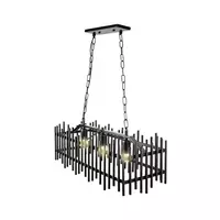 CHANDELIER MD 01-02930 LUM MT BK 3L