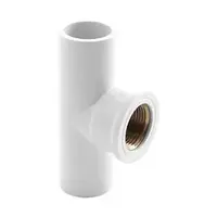 BRASS FAUCET TEE-WS WHITE 18