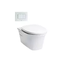 สุขภัณฑ์แขวนผนัง TOTO CWT192K 3/4.5 ลิตร พร้อมฝารองนั่ง Soft Close รุ่น TC281SJ