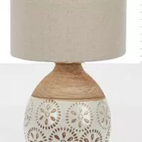 TABLE LAMP CS F4289 CAR FB/CE BR