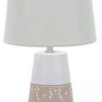 TABLE LAMP CS D4295 CAR FB/CE WH/CM