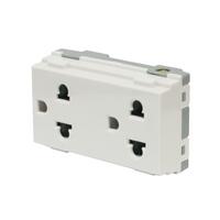 เต้ารับคู่ 3ขา มีกราวด์ W8416V2 HAC