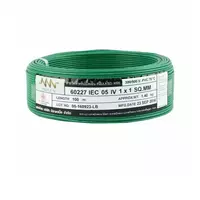 สายไฟ IEC01 THW 1x1 ตร.มม. สีเขียว 100 เมตร NNN
