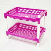 KITCHEN RACK PLASTIC 2TIER SN 9882/2PI