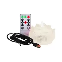 เทียน LED ดอกบัว 9.5CM 0.3W Warm White WH CLA