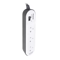 รางปลั๊กไฟ3ช่อง1สวิตซ์WCHG24132W1MWH PAN