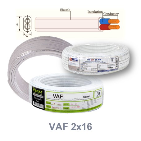 Phelps Dodge VAF Strand Wire 2x16 mm2-1