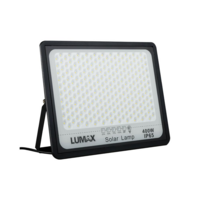 สปอร์ตไลท์โซล่าเซลล์ LUMAX 58-L0020 400 วัตต์ WARM WHITE สีดำ