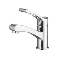 COTTO CT300A single lever washbasin mixer with washbasin drain and water supply hose, Enna model