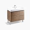 ตู้เฟอร์นิเจอร์รุ่นฟอร์ฟร้อนท์ สีWalnut