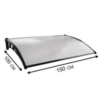 กันสาดโพลีคาร์บอเนต ผิวใส SUNSHIELD 100X150 ซม. สี...
