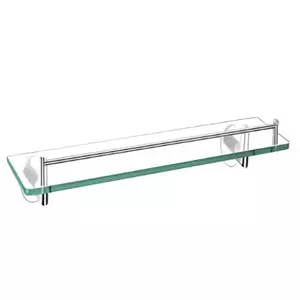 VICTOR GLASS SHELF 3687 Chrome-1