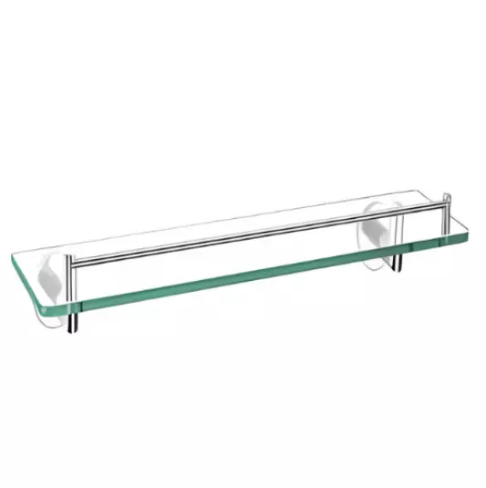 VICTOR GLASS SHELF 3687 Chrome-1