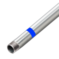 ท่อชุบกัลวาไนซ์ HDG BS-M คาดน้ำเงิน ปลายเกลียว ยาว 6 เมตร