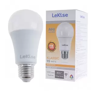 LED light bulb A60 15 watts, Klassic model (Warm White) LEKISE-1