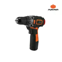 สว่านไร้สาย (พร้อมแบตเตอรี่) PUMPKIN J-12BID1504 12 โวลต์