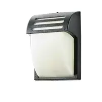 ABS outdoor wall lamp 1 bulb, model P2001, black, DECOS