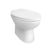 โถส้วมนั่งราบ Nasco NC-9501-WA-2 สีขาว