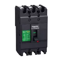 เบรกเกอร์ 15 แอมป์ MCCB SCHNEIDER 3 Pole 7.5kA ขนาดเฟรม 100A รุ่น EasyPact EZC