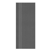 ประตูUPVC ECO-DOOR PE1 80x200CM เทาเข้ม